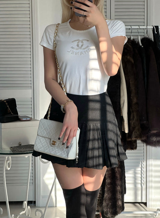 Classic Burberry pleated skirt