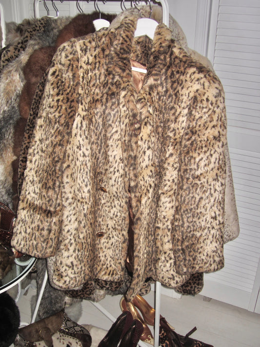 Wild empress faux fur coat