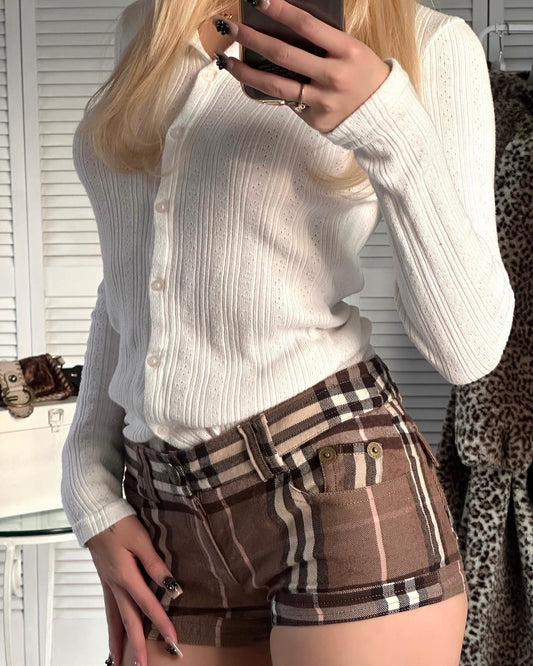 The vintage strawberry chocolate Burberry pants