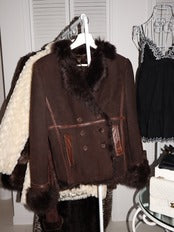 Vintage Blair Waldorf mouton jacket